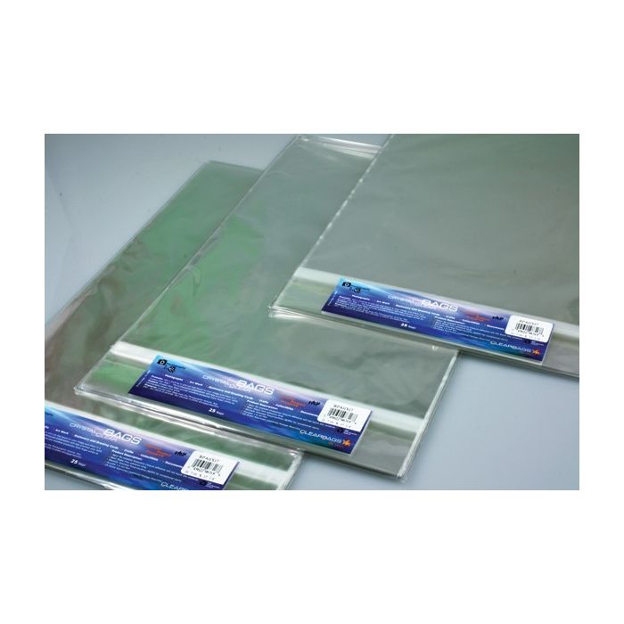 Crystal Clear Bags with Flap | Display Cards, Photos, or Artwork |  Protective Barrier Sleeve with Resealable Adhesive Strip | 5 7/8 x 4 1/2  | 100