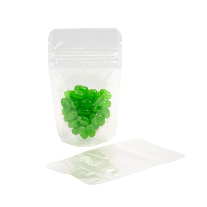 Clear Zipper Pouches - 3 x 5, for Candy, Coffee, Spices [ZBG1H]