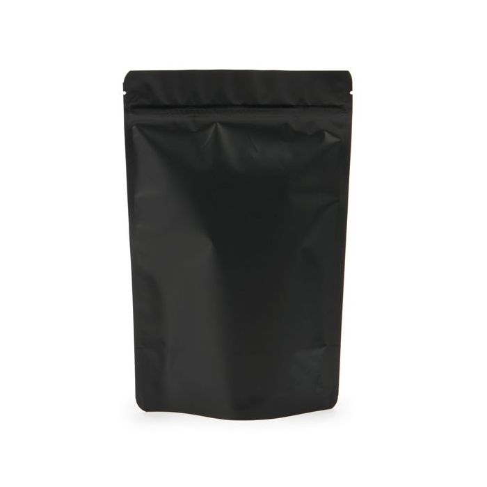 One Pound Barrier Bags Stand Up Zipper Pouches - Clear Black bag