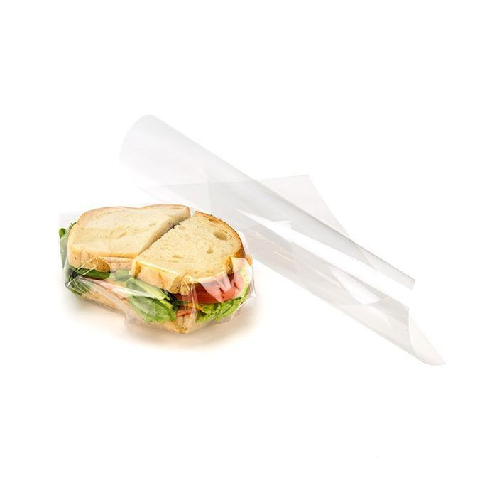 LK Packaging 14 x 14 BOPP Clear Deli Sandwich Wrap - 1000/Case