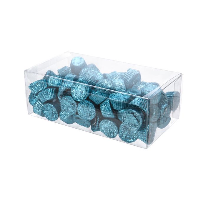4 3/8" x 3" x 8 5/16" Crystal Clear Boxes (25 Pieces)
