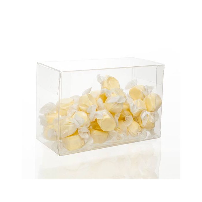 4 1/8" x 3" x 6 1/8" Crystal Clear Boxes (25 Pieces)