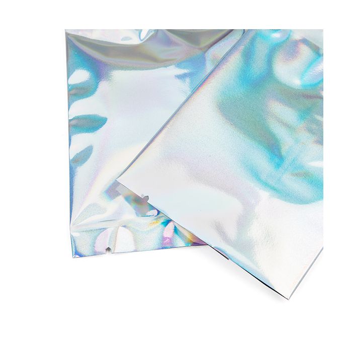 Holographic Metallized Heat Seal Bags 3 x 4 25 Pack