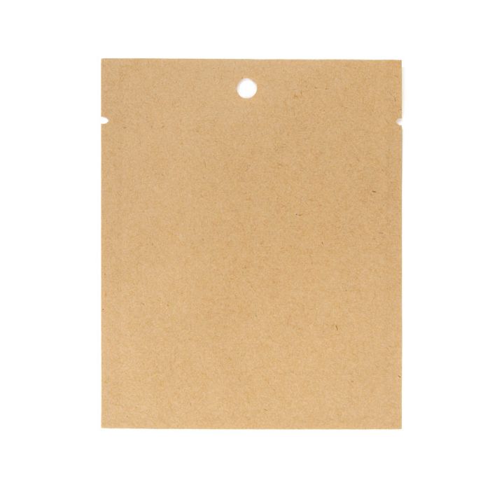 3" x 4" Kraft Compostable Heat Seal Bags (100 Pieces)