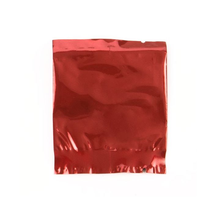 Red Metallized Heat Seal Bags 2 x 2 1/4 100 Pack