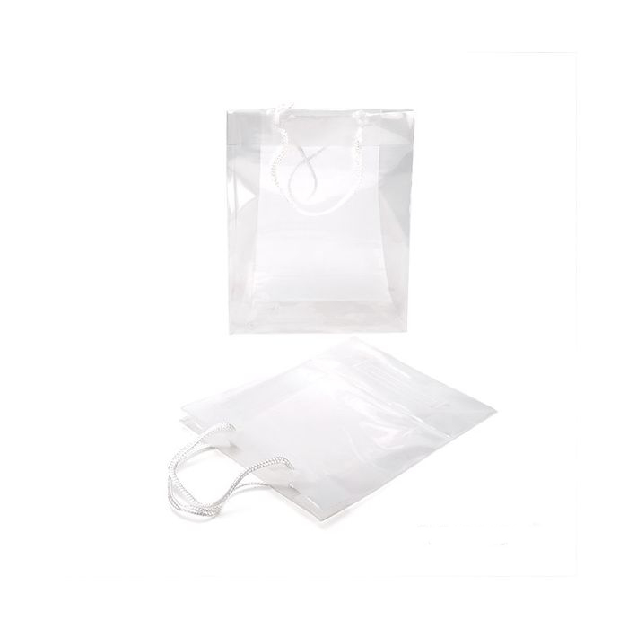 8 5/8" x 3" x 10 3/4"  Clear Colored Gift Bags (10 pack)