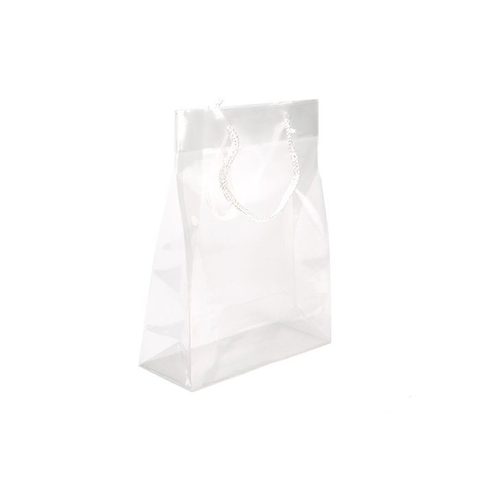 Buy Translucent Colored Gift Bags, 8x10x3, Blue, with Rope Handle