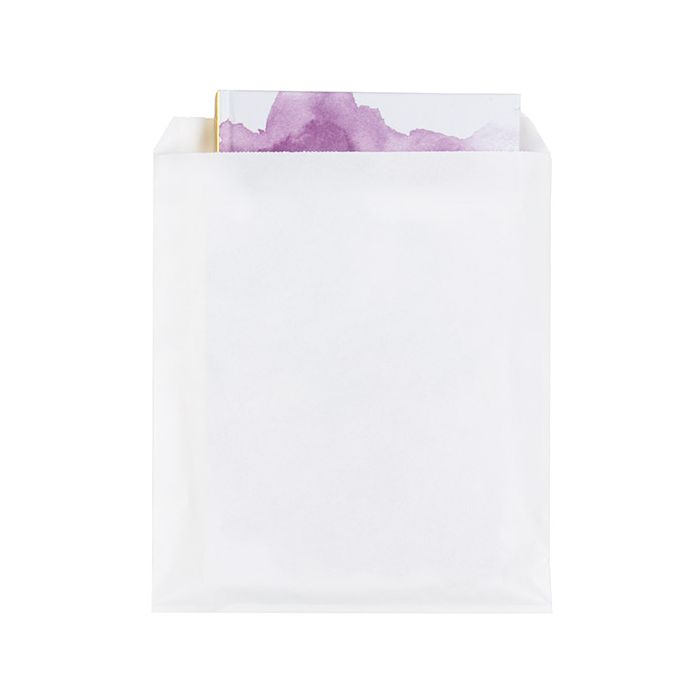 8" x 10" White Merchandise Bags (100 pack)