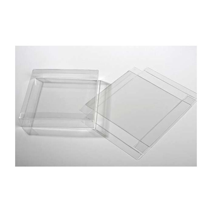 5 7/8" x 1" x 5 7/8" Crystal Clear Boxes (25 pack)