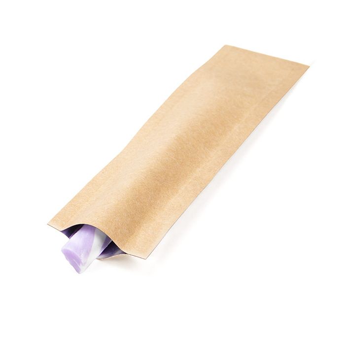 1 1/2" x 6" Kraft Single Use Child Resistant Bags (100 pack)