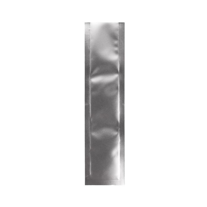 1 1/2" x 6" Matte Silver Single Use Child Resistant Bags (100 pack)