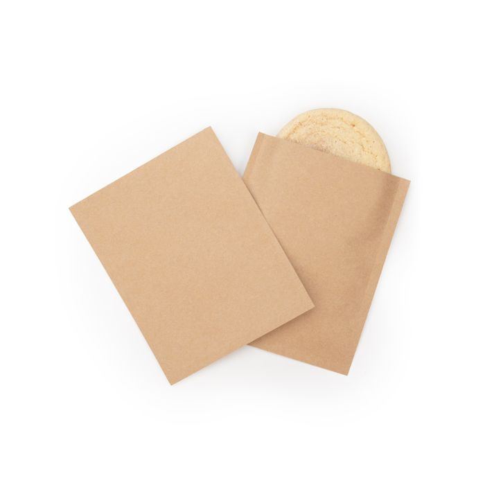 4" x 5" Kraft Single Use Child Resistant Bags (100 pack)