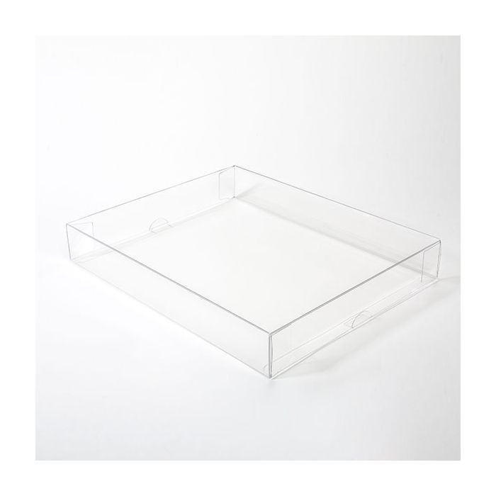 11 1/8" x 2" x 14 1/16" Crystal Clear Boxes (25 pack)