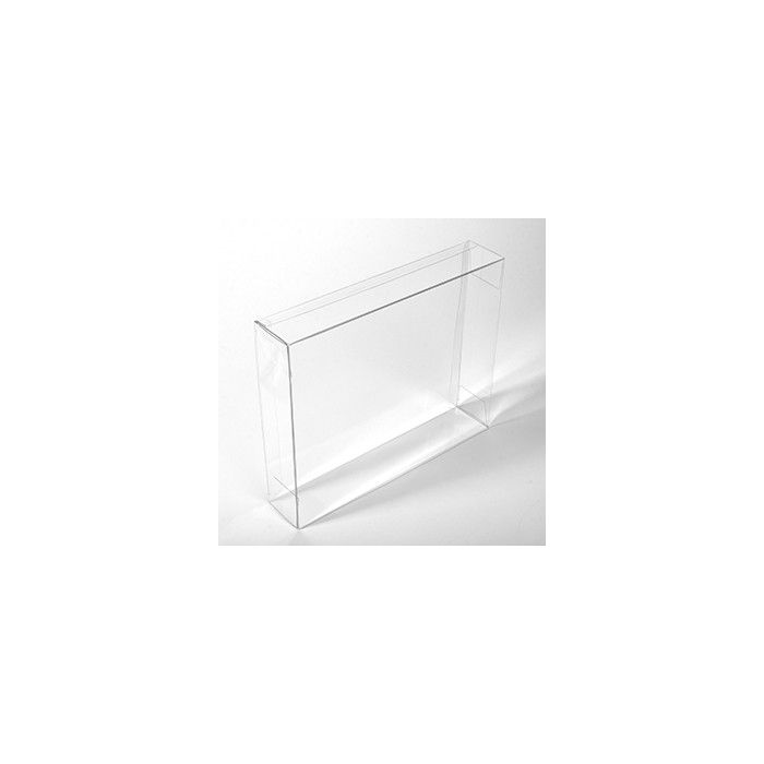 8 1/8" x 2" x 10 1/16" Crystal Clear Boxes (25 pack)
