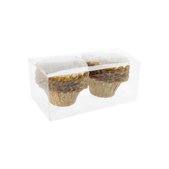 Clear Boxes with Pop and Lock Bottom 7.5x7x4 - Pack of 25