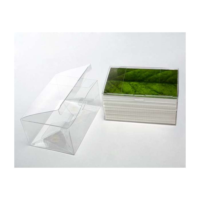 6 1/8" x 4 1/8" x 3" Crystal Clear Boxes (25 pack)