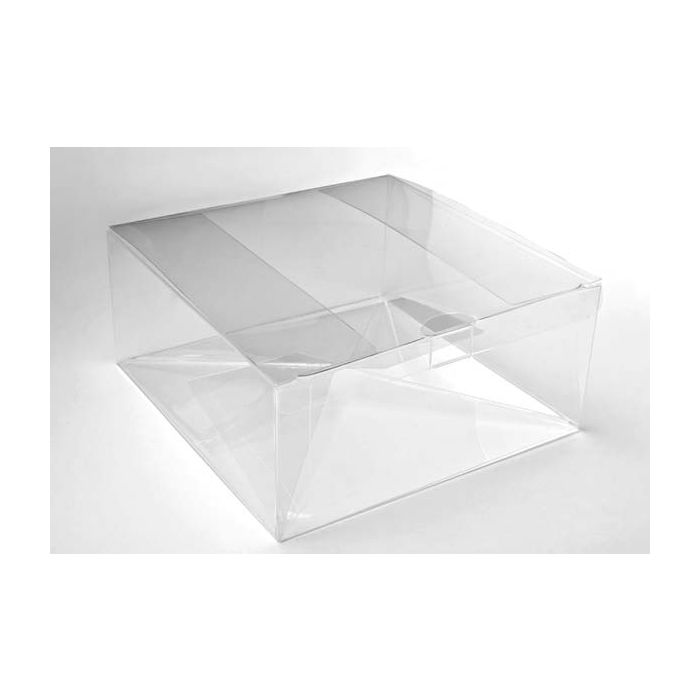 Clear Boxes with Pop and Lock Bottom 7.5x7x4 - Pack of 25