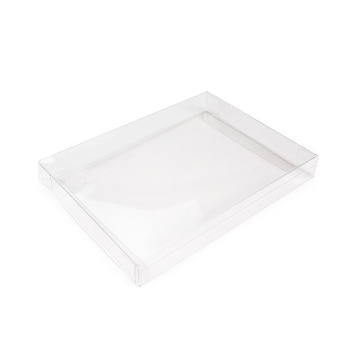 4 7/8" x 13/16" x 6 5/8" rPET Crystal Clear Box (25 Pack)