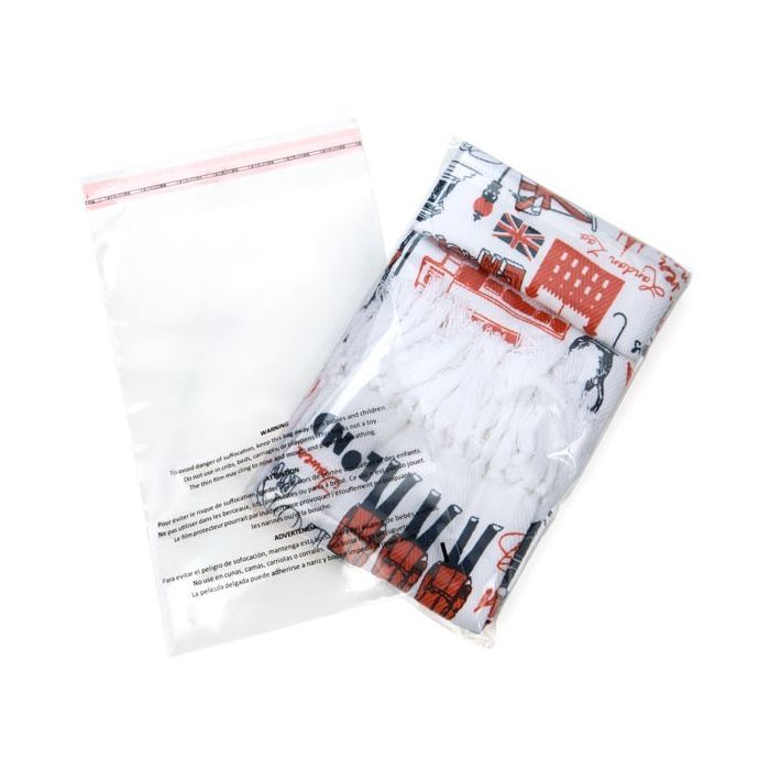 6" x 9" Poly Bag w/ Suffocation Warning (100 pack)