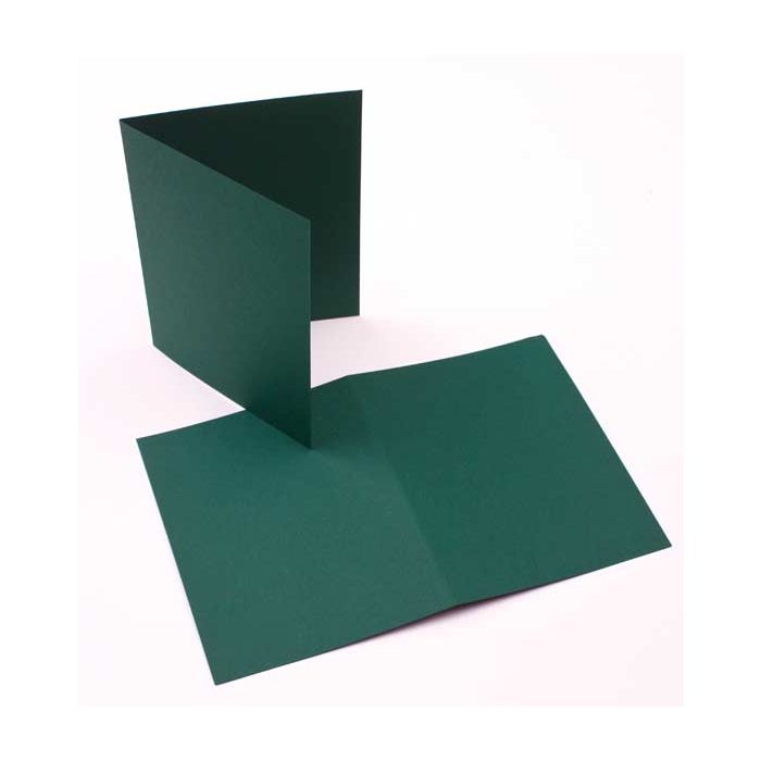 7" x 4 7/8" A7 Basis Blank Cards, Green (50 pack)