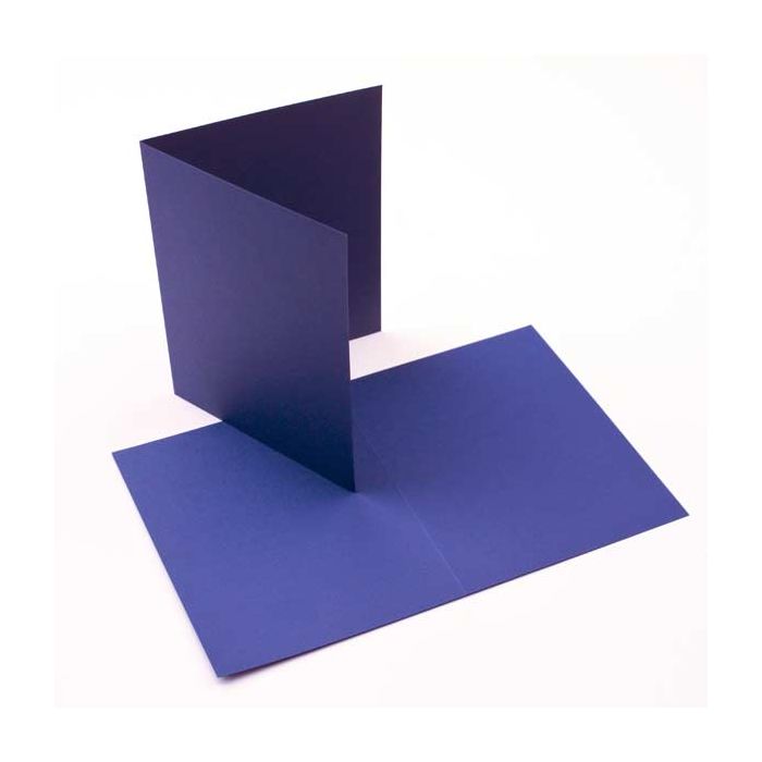 7" x 4 7/8" A7 Basis Blank Cards, Blue (50 pack)