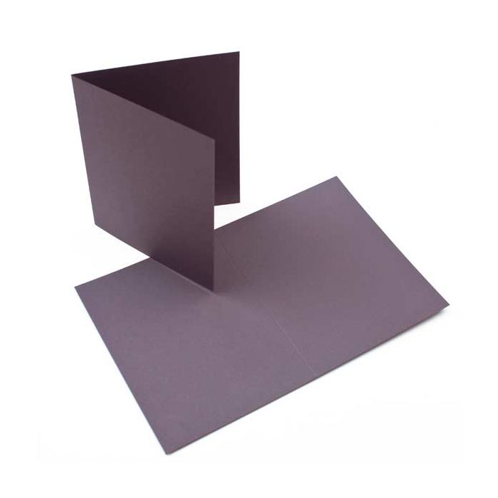 5 1/2" x 4 1/4" A2 Basis Blank Cards, Grey (50 pack)