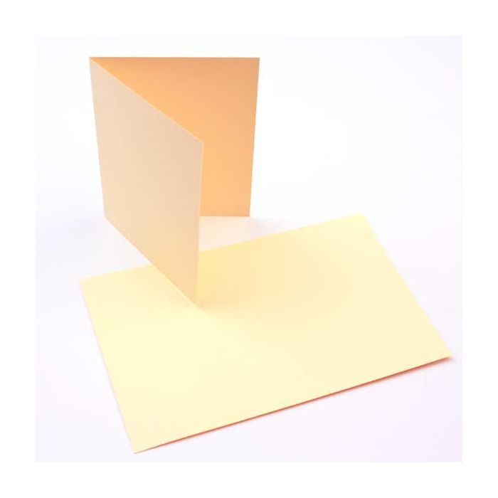 7" x 4 7/8" A7 Basis Blank Cards, Light-Yellow (50 pack)
