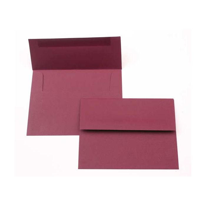 5 3/4" x 4 3/8" A2 Basis Envelopes, Burgundy (50 pack)