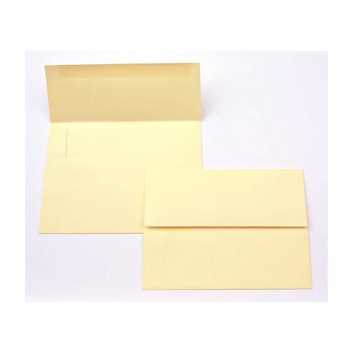 7 1/4" x 5 1/4" A7 Basis Envelopes, Light-Yellow (50 pack)