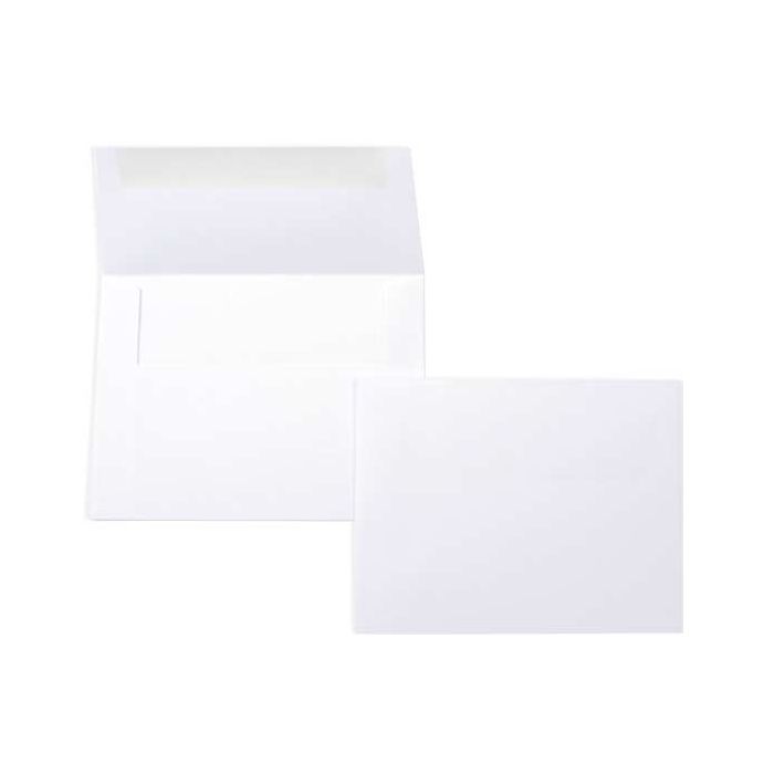 7 1/4" x 5 1/4" A7 Bright Envelopes, Bone White (50 pack)
