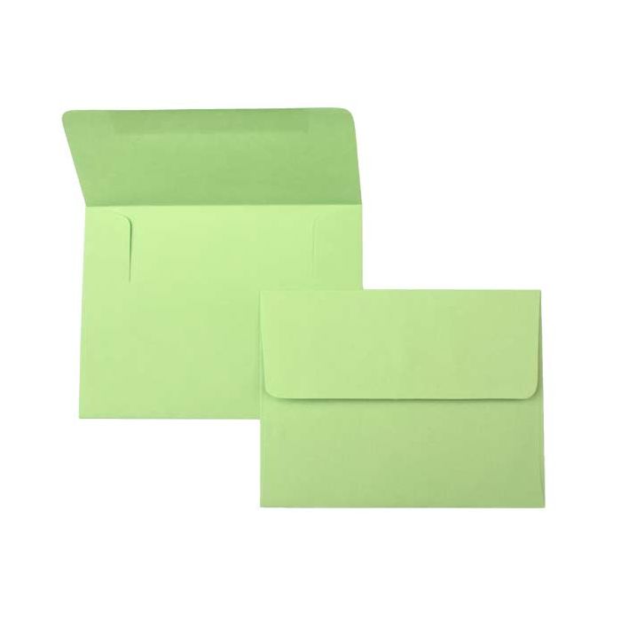 6 1/2" x 4 3/4" A6 AstroBright Envelopes, Lime Green (50 pack)