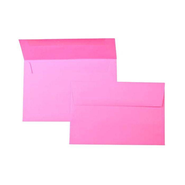 5 1/8" x 3 5/8" A1 Astrobright Envelopes, Pulsar Pink (50 pack)