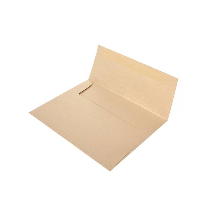 5 3/4" x 4 3/8" A2 Curious Metallic Envelopes, Gold Leaf (50 pack)