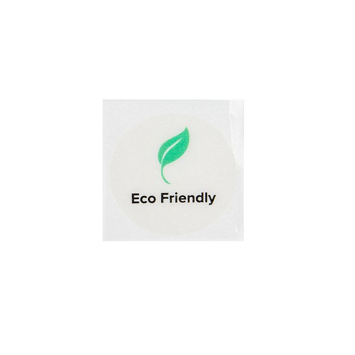 1" Eco Friendly Round Printed Labels (1 pack)