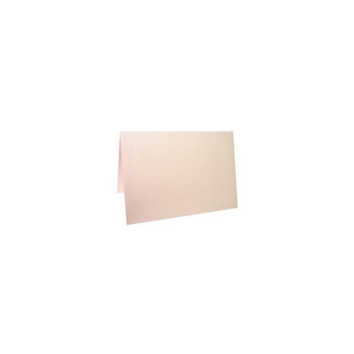 7" x 5 1/8" Lee Linen Plain Cards, White (50 pack)