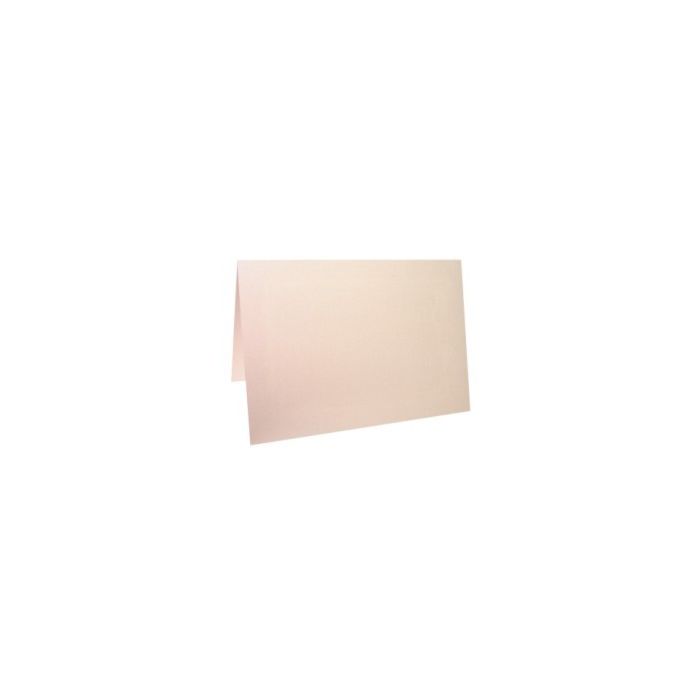 4 7/8" x 3 1/2" 4 Bar Linen Blank Cards, White (50 pack)