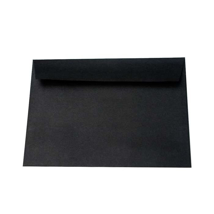 7 1/4" x 5 1/4" Frame Card Envelope Black (100 pack)