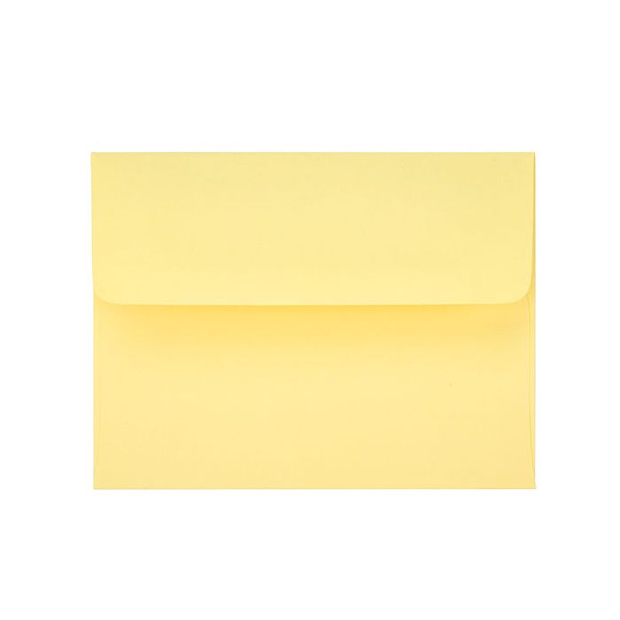 5 3/4" x 4 3/8" A2 Astrobright Envelopes, Banana Yellow (50 pack)