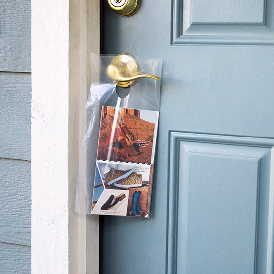 LDPE Clear Door Knob Bags, 6" x 12" (100 pack)