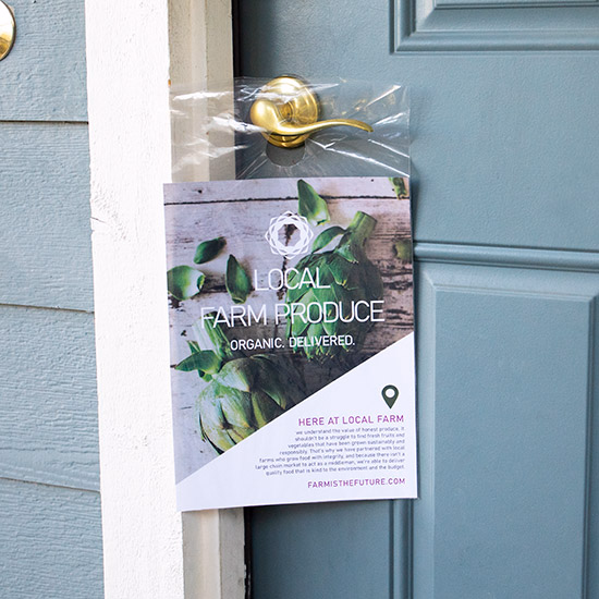 LDPE Clear Door Knob Bags, 9" x 15" (100 pack)